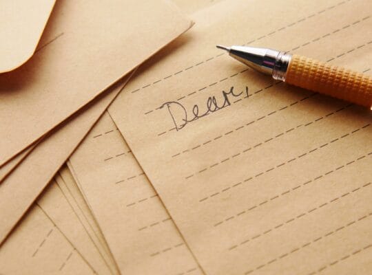 writing a letter can be a great tool for healing and coping.