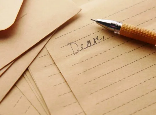 writing a letter can be a great tool for healing and coping.